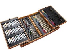 Beniamin KAYET meno reikmenys ARTISTIC SET medinis lagaminas 180 vnt.