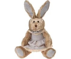 Beppe Pliušinis žaislas - kiškutis su suknele "Mellin", 25 cm