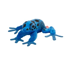 Beppe Pliušinis žaislas - mėlyna varlė, 10 cm