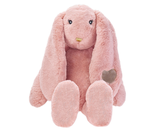 Beppe Pliušinis žaislas - rožinės spalvos zuikutis "Missimo", 28 cm