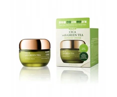 Skin627 Cica With Žalias Tea kojąco-nawilżający krem do twarzy 50g
