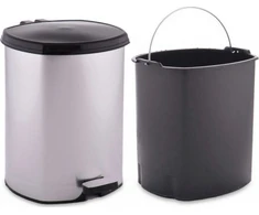 Berilo vonios kambario šiukšliadėžė RADIANT, 6 l
