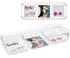 Berilo šepetėlių ir kosmetikos organizatorius SMART, 27,6 x 10,2 x 4,3 cm