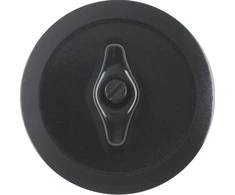 Berker Zentralstück su Knebel sw/gl 164701