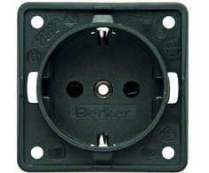 Hager Polo Berker Nest IntegrA Schuko antracito kilimėlis (01041852505)