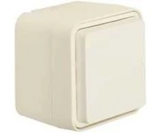 Hager Polo 6768813512 Berker W.1 Viengubas lizdas su/be viso IP55 baltos spalvos 6768813512