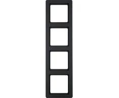 Hager Polo Berker 4 kartus Q.1 antracitas, aksominis (10146086)