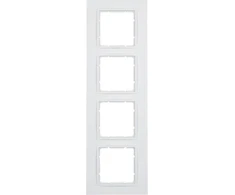 Hager Polo 10146919 Berker B.7 Quad rėmas baltas 10146919