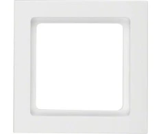 Hager Polo 10116099 Berker Q.3 Vieno rėmo horizontalus/vertikalus baltas aksomas 10116099