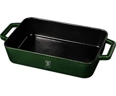 Berlinger Haus Emaliuotas ketaus troškintuvas, 30(37)x20x7cm, 3L | Emerald Collection BH/6506