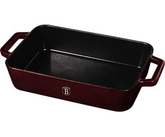Berlinger Haus Ketaus troškintuvas „BerlingerHaus“ 30(37)x20x7cm, 3L | Metallic Line Burgundy Edition / BH 6500