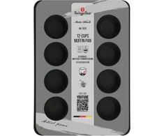 Berlinger Haus FORMA TYTANOWA DO MUFFINEK BH-7876 MATTE Juodas