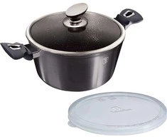 Puodas su dangčiu BERLINGER HAUS CARBON PRO, Ø20 cm, 2,5 l