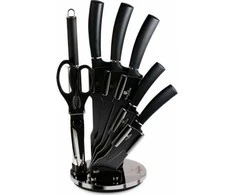 PEILIŲ RINKINYS STOVĖJE 8 VNT. BERLINGER HAUS METALLIC LINE Carbon Pro BH-2685