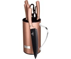 PEILIŲ RINKINYS STOVĖJE 7 ELEMENTAI BERLINGER HAUS ROSE GOLD BH-2583