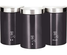Berlinger Haus 3 VIRTUVĖS KONTEERŲ RINKINYS CARBON PRO METALLIC LINE BH-6718