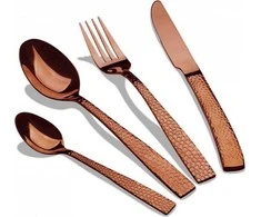 STALIO ĮRANKŲ RINKINYS 24 VNT. GLOSSY BERLINGER HAUS ROSE GOLD BH-2617
