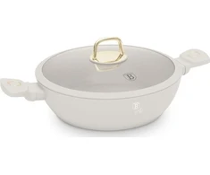 Berlinger Haus PŁASKI Puodas TYTANOWY Z POKRYWĄ 30cm BERLINGER HAUS BH-8069 SAHARA