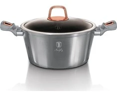 GRANITINIS PUKAS 28CM 6,1L BERLINGER HAUS MOONLIGHT BH-6013