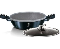 PLOKŠČIAS PLOKŠTIS 3.8L 28CM BERLINGER HAUS METALLIC AQUAMARINE BH-6794