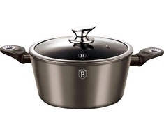 TRADICINIS PUODAS BERLINGER HAUS 26CM 7.3L ANGLES SU STIKLINIO DANGIU
