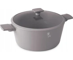 Berlinger Haus Puodas TYTANOWY Z POKRYWĄ 30cm BERLINGER HAUS BH-8103 TAUPE