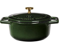 Berlinger Haus Emaliuotas ketaus puodas BerlingerHaus, 10x4,8cm | 0,31L | Emerald Collection BH-6501