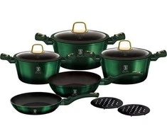 Puodų komplektas (10 dalių) Berlinger Haus Emerald Collection BH/6065