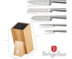 Berlinger Haus Rinkinys NOŻY BERLINGER HAUS BH-2805 W BLOKU BAMBUSOWYM