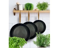 Berlinger Haus ROŽINIO AUKSO KEPTUVIŲ RINKINYS 24–28 CM