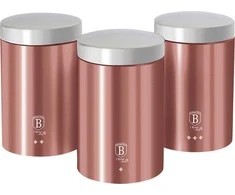 3 VIRTUVĖS KONTEERŲ RINKINYS BERLINGER HAUS I-Rose BH-6270