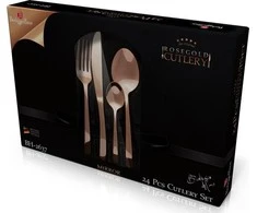 Stalo įrankių rinkinys BERLINGER HAUS BH/2637 Rose Gold Edition, 24vnt įrankių rinkinys
