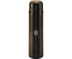 Plieninis termosas 0.5L BERLINGER HAUS METALIC LINE Blizganti juoda BH-6817