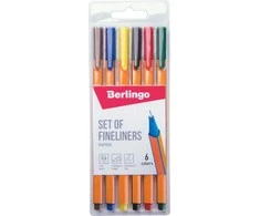 Berlingo, Rapido smulkintuvų rinkinys, spalvotas, 6 vnt, 0,4 mm