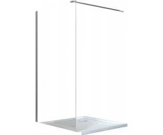 Walk-In dušo sienelė Besco Aveo Chrome, 100 x 195 cm