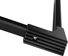 Bessey Hailo sulankstomas laiptelių suolas K44 StandardLine / plienas / 2 pakopos, apsauginė rankena / juodas