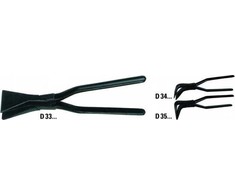 Skardos lankstymo replės Bessey D33140; 280x40 mm; dešininės