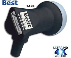 LNB Single BEST HG 101 Ultra Juodas 0.1dB