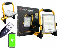 Bestservice Nešiojamas LED projektorius su baterija HERKULES 30W 1000lm 5000K 5000mAh GW-0072
