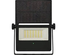 BestService prožektorius Saulės LED prožektorius 15W 1800lm 4000K neutralus judesio ir prieblandos jutiklis Lumax LGS011NS juodas