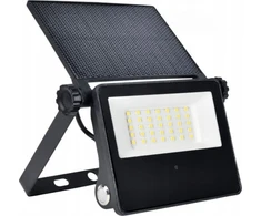 BestService prožektorius Saulės LED prožektorius 15W 1800lm 4000K neutralus judesio ir prieblandos jutiklis Lumax LGS011NS juodas