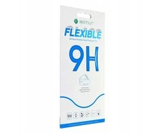 LCD apsauginis stikliukas Bestsuit Flexible Hybrid Glass 9H Samsung A266 A26 5G pritaikytas dėklui juodas