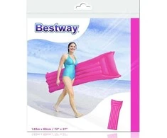 Bestway – pripučiamas paplūdimio čiužinys 183x69cm (rožinis)