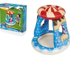 Vaikiškas baseinas BESTWAY Candyville Playtime, 91 x 91 x 89 cm