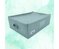 ORDINETT Box rectangular with zipper 42x32x14cm Mint
