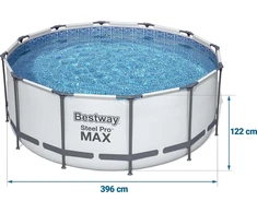 Bestway Sodo baseinas TV 396 x 122 cm 5618W