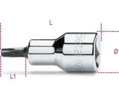 BETA 1/2 colio antgalis TORX T20 varžtams su lizdine galvute, 58 mm, 920TX Beta