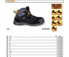 SAUGOS BETAI BETA BETA FLEX S3, NUBUCK ACTION, 45 DYDIS