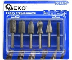 Geko Metalo freza 6-12.7mm kotas 6mm
