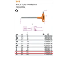 Beta Tools Imbus raktas šešiabriaunis tipas T 8mm (000960943)